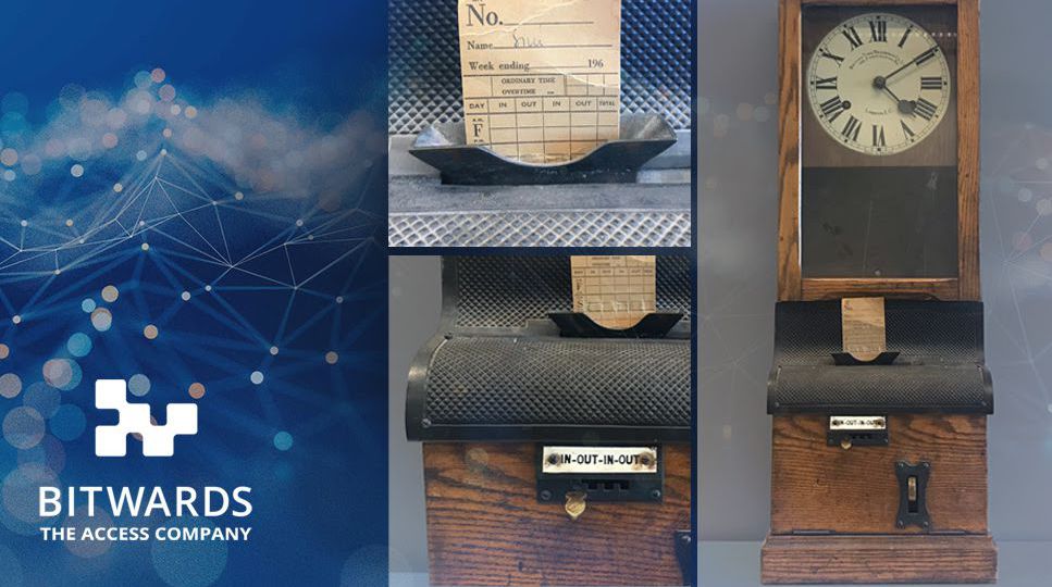 Bitwardsin toimiston ovensuussa on vanha, vuodelta 1917 peräisin oleva kellokortin leimauslaite. Kellokorttilaite toimi manuaalisena leimasimena itse kellokortille, pahviselle lapulle, jonka merkintöjä seuraamalla työnantaja maksoi palkkiot työntekijälle tämän työssäolon mukaan. Kellokorttilaitteen voisi sanoa olevan digitaalisen kulunvalvonnan ja Bitwardsin mobiiliavauksen esi-isä.